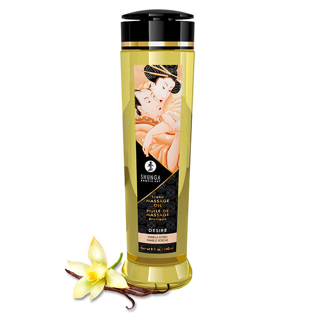 SHUNGA - ÓLEO DE MASSAGEM ERÓTICA DESIRE 240 ML