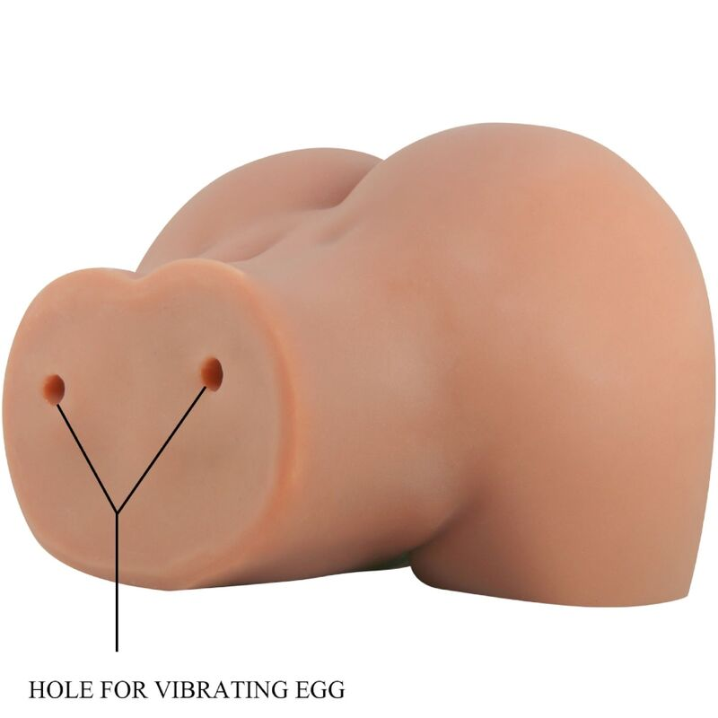 CRAZY BULL - VIBRADOR MILA BUTT COM VAGINA REALISTA E ÂNUS CONTROLE DE CARNE REMOTO