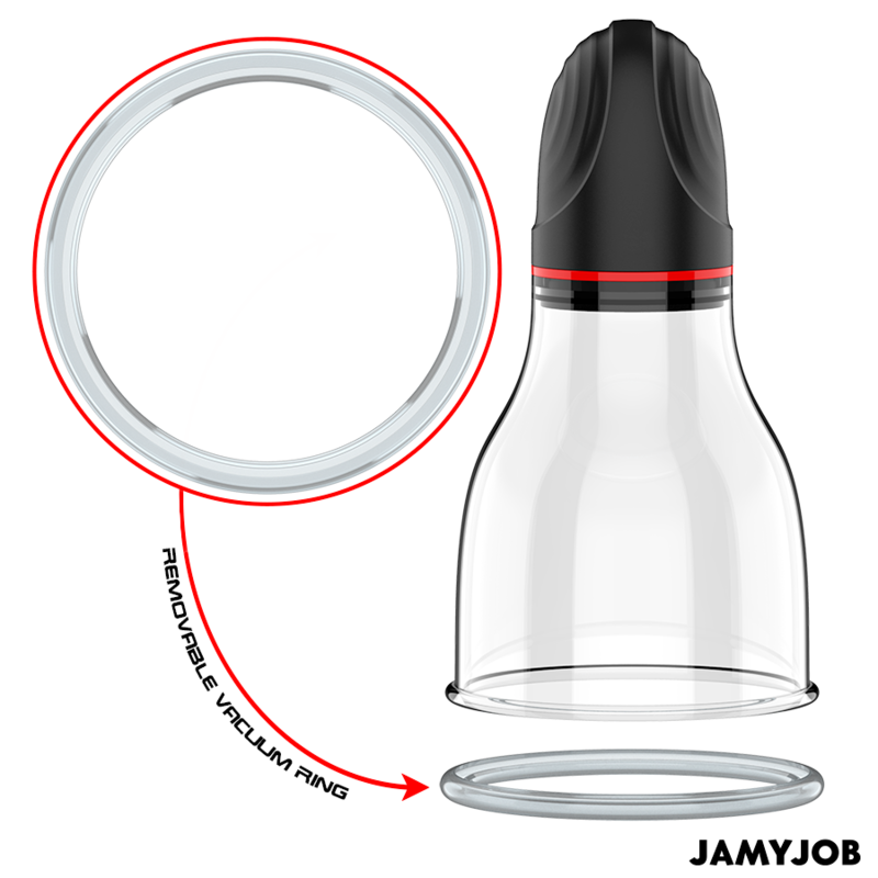 JAMYJOB - BOMBA DE TESTÍCULO AUTOMÁTICA XPAND LITE 3 NÍVEIS DE ONDAS ESTIMULANTES CINZA