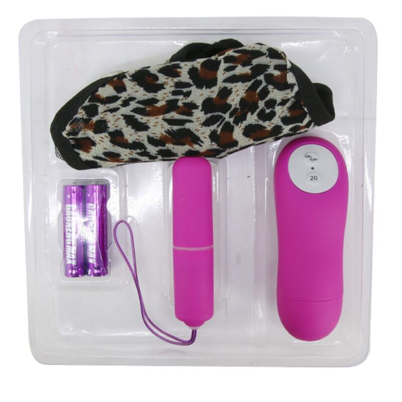 BAILE - TANGA COM BALA VIBRANTE E CONTROLE ROXO