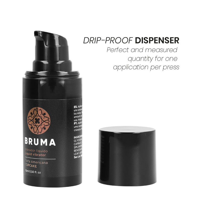 BRUMA - VIBRADOR LÍQUIDO ULTRA DESLIZANTE CUPCAKE 15 ML