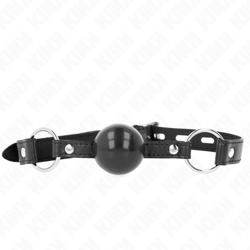 KINK - BOLA TPE PRETA MORDAÇA 4 CM 60 X 2 CM