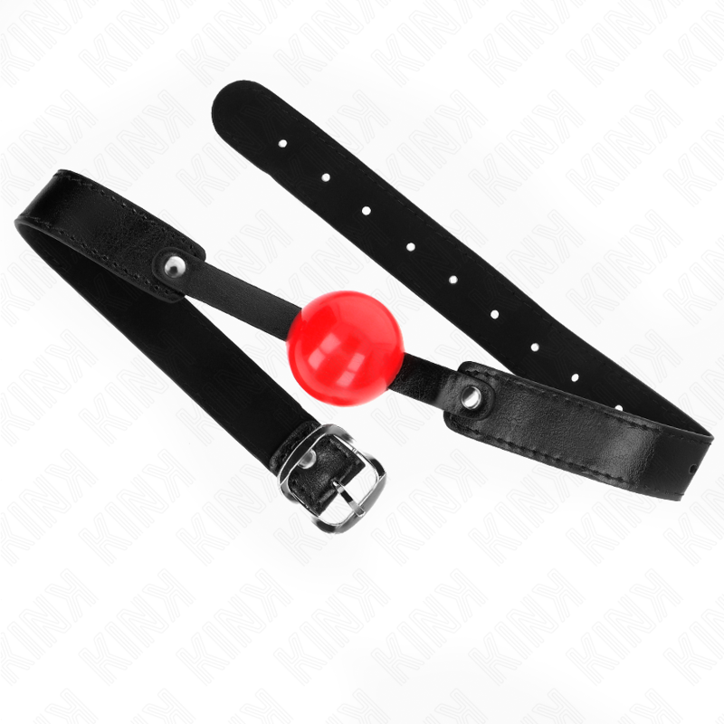 KINK - BOLA TPE MACIA 4 CM GAG MODELO 1 66 X 2,5 CM AJUSTÁVEL 41-61 CM