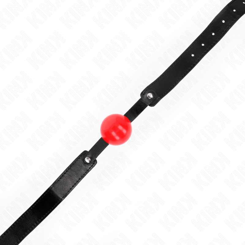 KINK - BOLA TPE MACIA 4 CM GAG MODELO 1 66 X 2,5 CM AJUSTÁVEL 41-61 CM