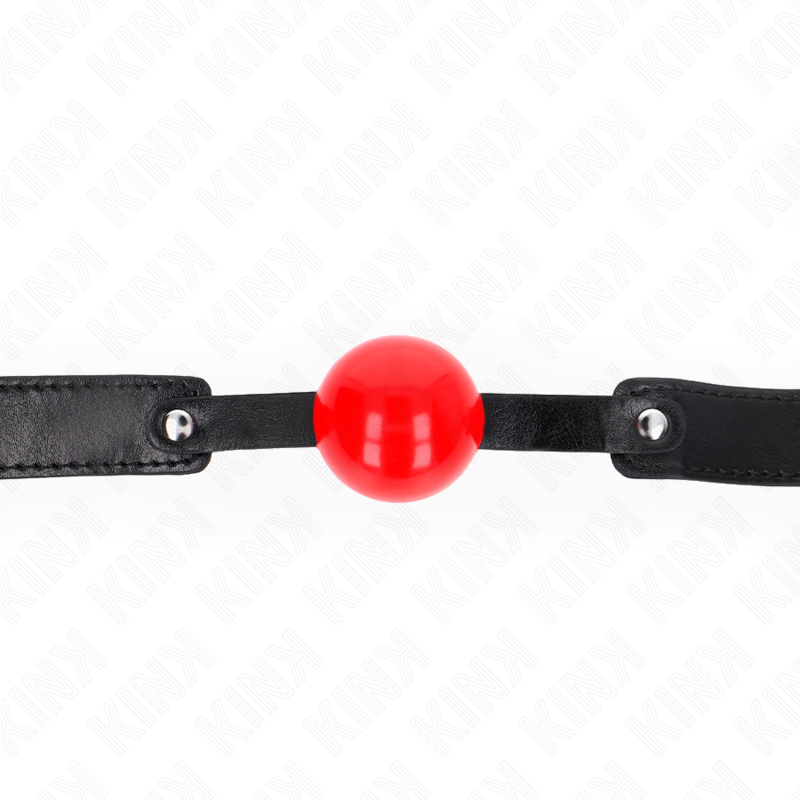 KINK - BOLA TPE MACIA 4 CM GAG MODELO 1 66 X 2,5 CM AJUSTÁVEL 41-61 CM