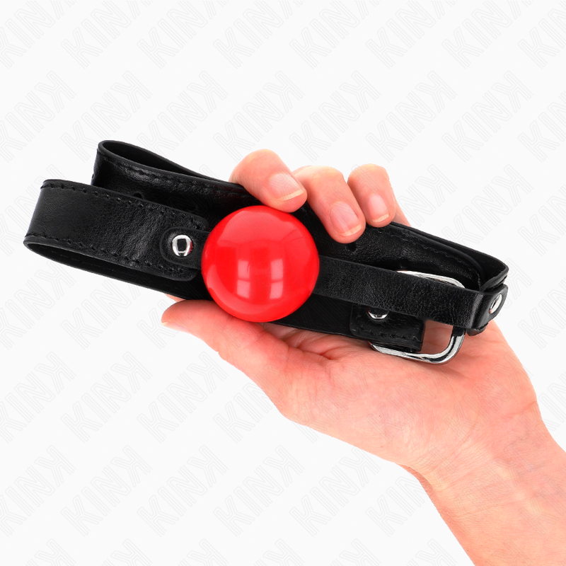 KINK - BOLA TPE MACIA 4 CM GAG MODELO 1 66 X 2,5 CM AJUSTÁVEL 41-61 CM