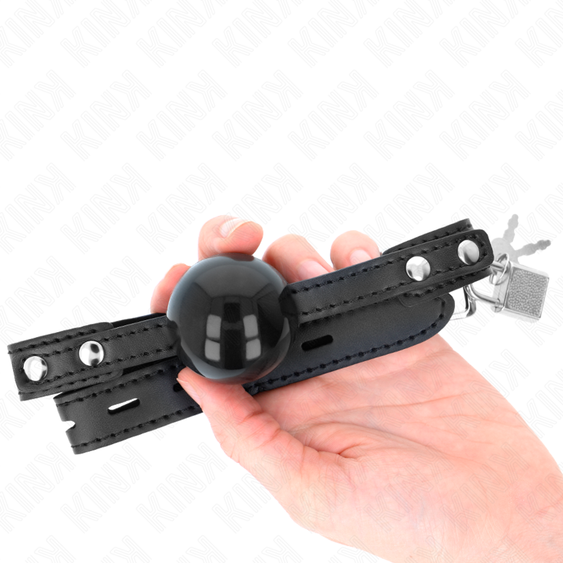 KINK - BOLA TPE MACIA 4 CM GAG MODELO 3 60 X 2 CM AJUSTÁVEL 37-52 CM