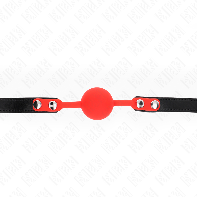 KINK - BOLA SILICONE MORDAÇA 4 CM COM FECHADURA 60 X 2 CM