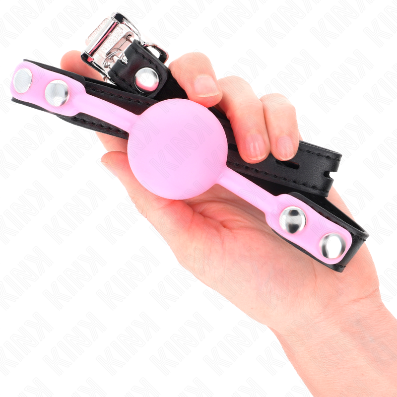 KINK - BOLA SILICONE LUMINOSA MORDAÇA 4 CM 60 X 2 CM