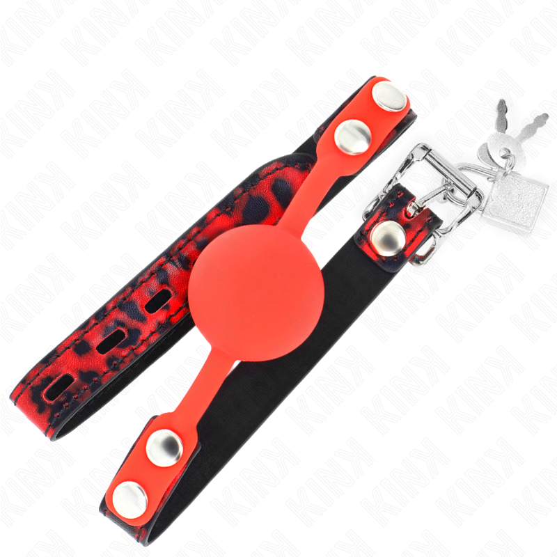KINK - MODELO 2 BOLA SILICONE 4 CM COM FECHADURA 60 X 2 CM