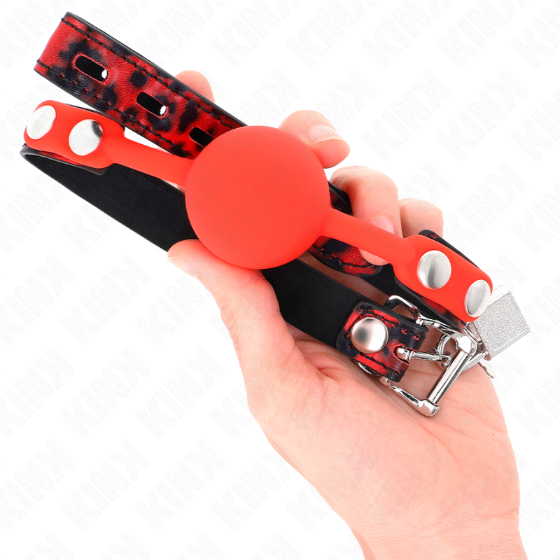KINK - MODELO 2 BOLA SILICONE 4 CM COM FECHADURA 60 X 2 CM