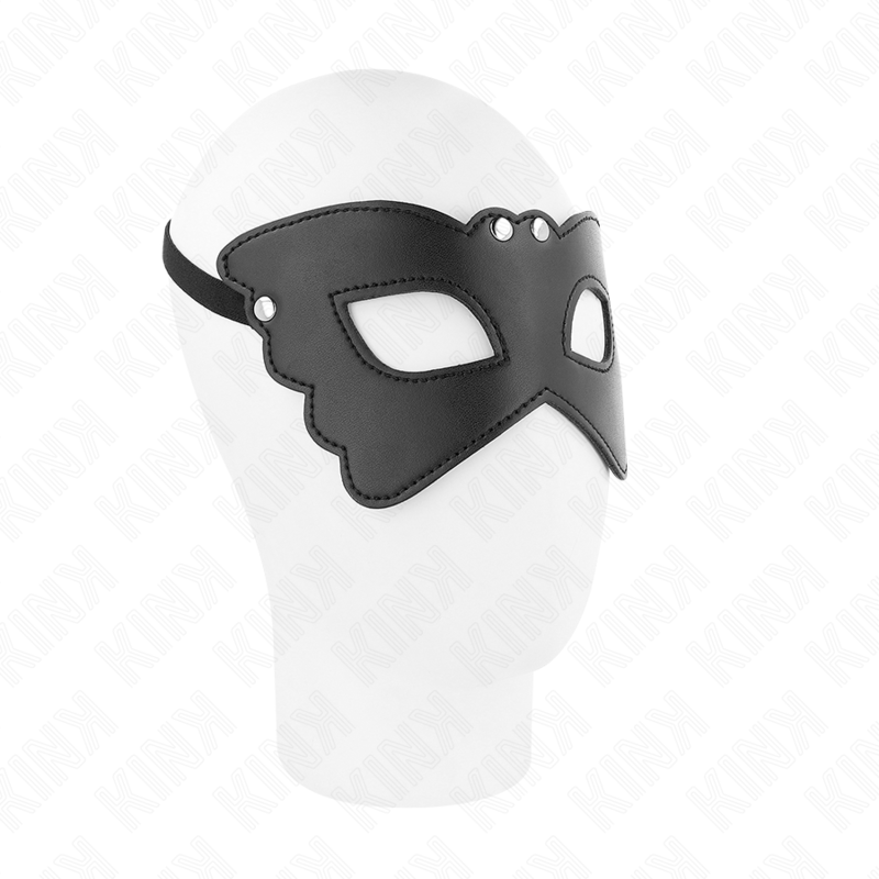 KINK - MÁSCARA DE COURO FORMA DE BORBOLETA 20 X 9 CM