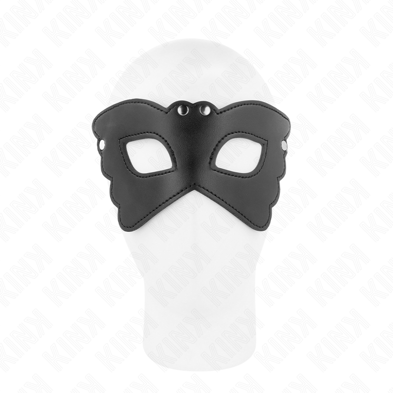 KINK - MÁSCARA DE COURO FORMA DE BORBOLETA 20 X 9 CM
