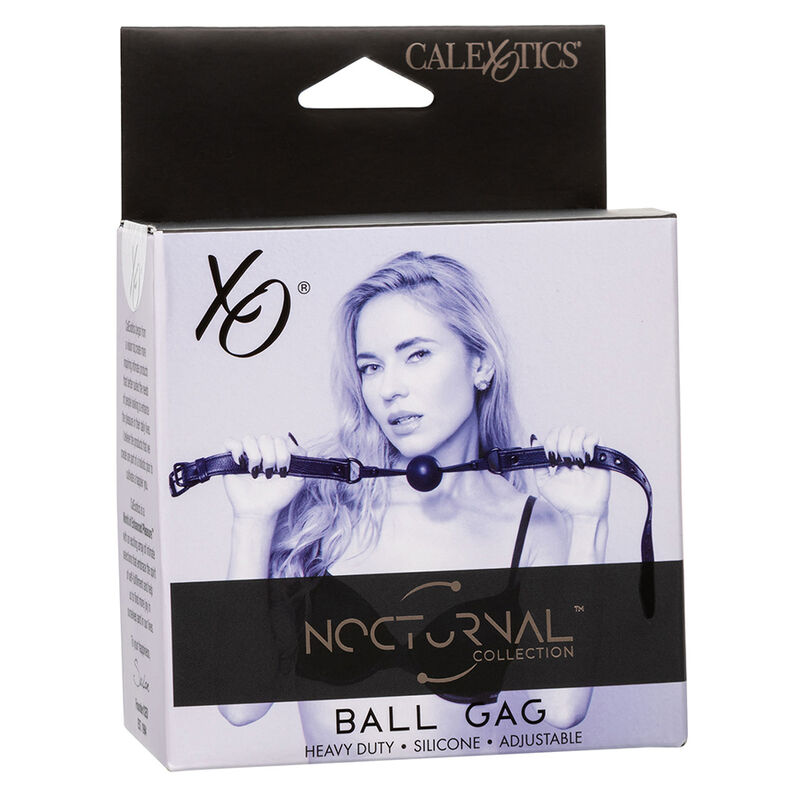 CALEXOTICS - NOCTURNAL MORDAÇA DE BOLA SILICONE PRETO