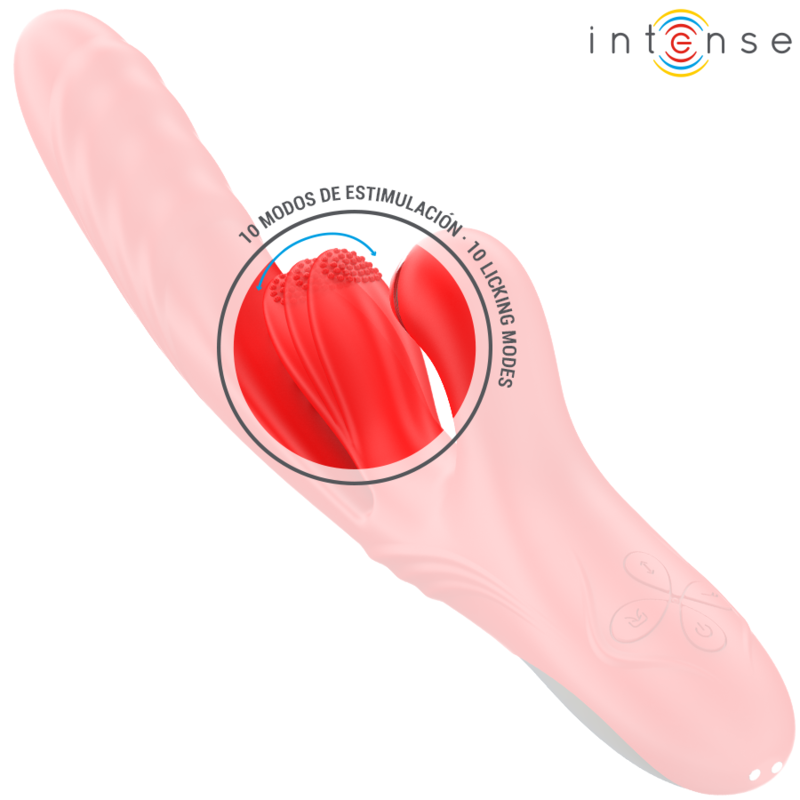 INTENSE - KAROL MULTIFUNÇÃO VIBRADOR THRUST & ESTIMULAÇÃO & ONDAS ESTIMULANTES VERMELHO