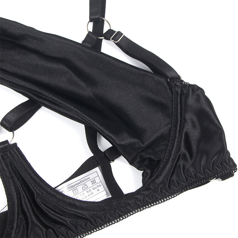 SUBBLIME - 955205 CONJUNTO DE SUTIÃ COM LAÇO PRETO AJUSTÁVEL L/XL