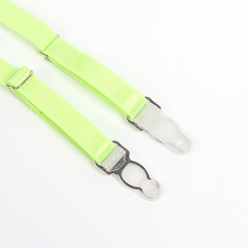SUBBLIME - 955311 CONJUNTO DE SUTIÃ COM RENDA E LIGAS VERDE E AZUL S/M