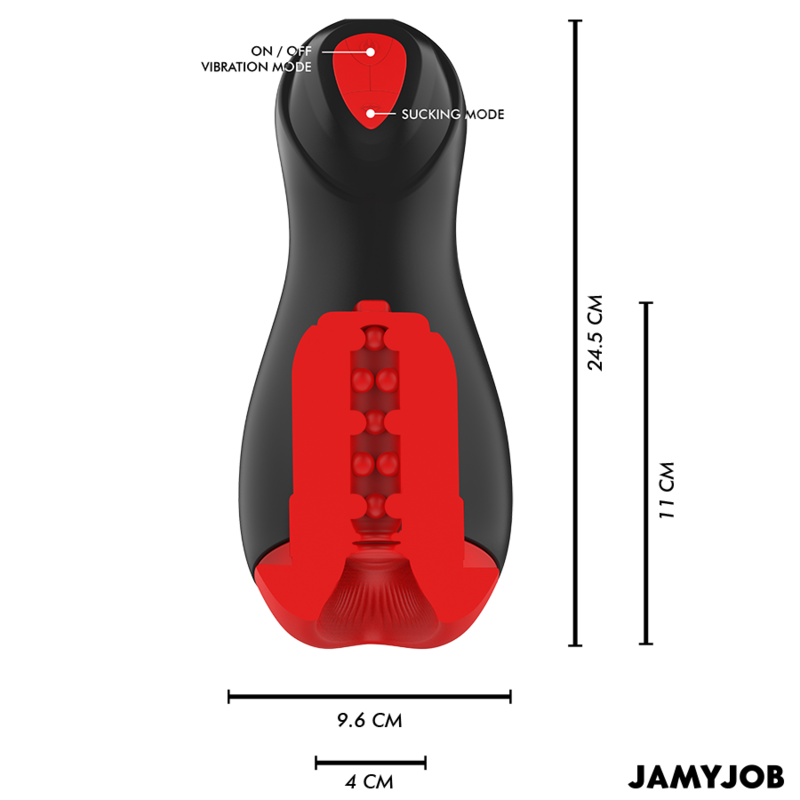 JAMYJOB - MASTURBADOR AUTOMÁTICO CORE-X 5 MODOS ESTIMULANDO ONDAS E VIBRAÇÃO