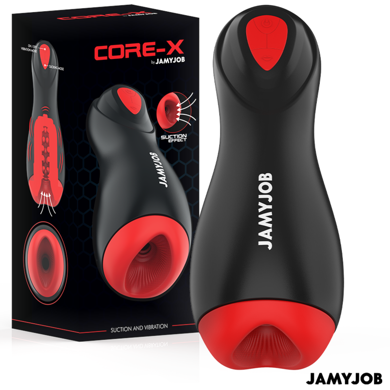 JAMYJOB - MASTURBADOR AUTOMÁTICO CORE-X 5 MODOS ESTIMULANDO ONDAS E VIBRAÇÃO