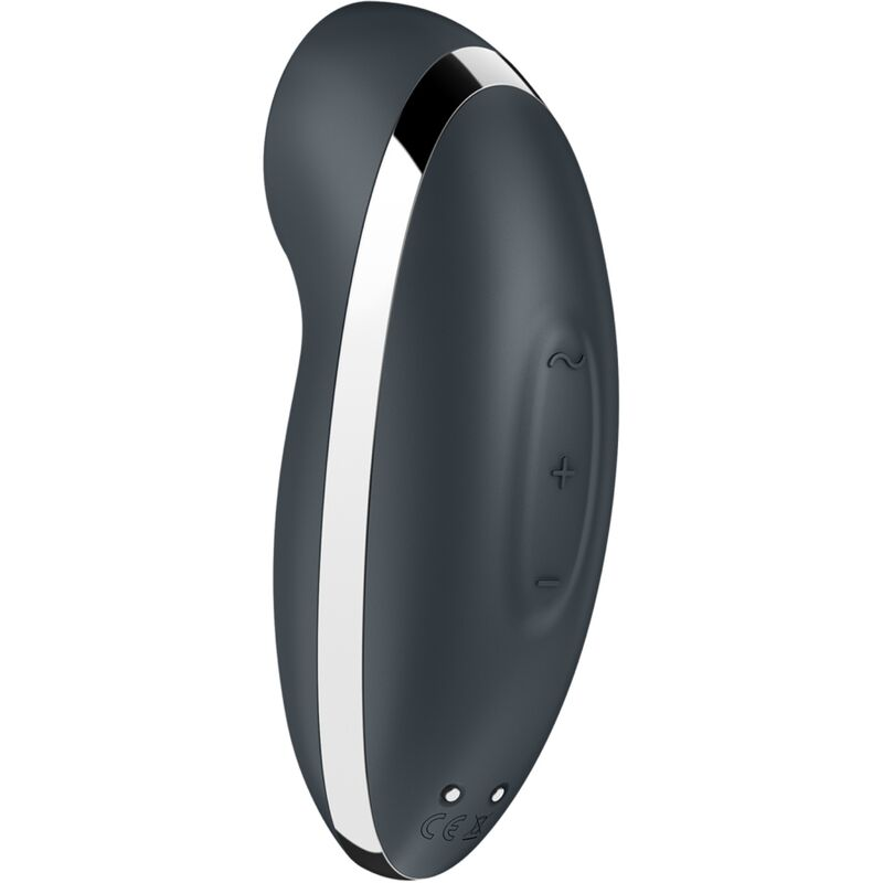 SATISFYER - TAP & CLIMAX 2 VIBRADOR E ESTIMULADOR CINZA