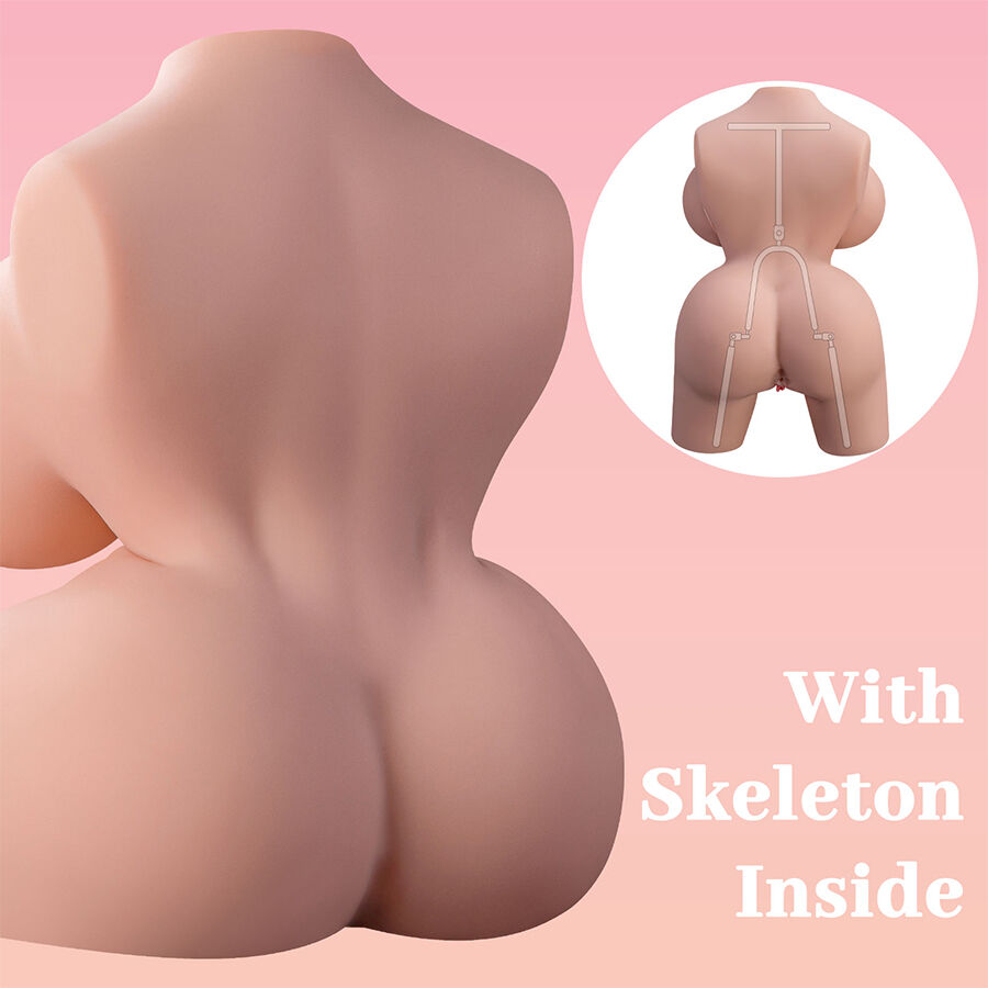 XISE - FRIEDA TRONCO FEMININO REALISTA COM VIBRAÇÃO 36 CM