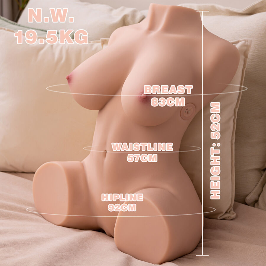 XISE - DANIA THRUSTING TORSO FEMININO VIBRANTE REALISTA 52 CM