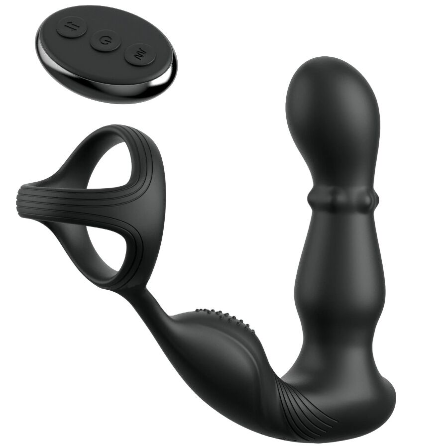 COLEÇÃO ANAL FANTASY ELITE - ANEL ANAL VIBRANTE E MASSAGEADOR COM CONTROLE REMOTO