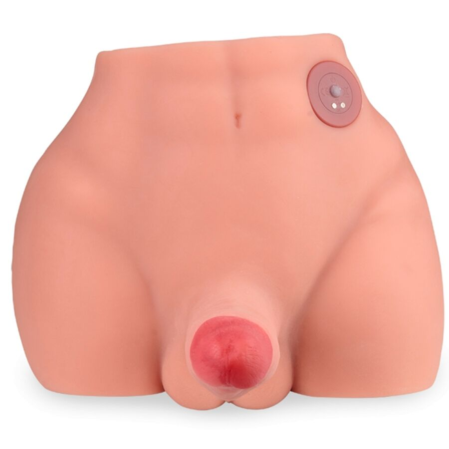 XISE - FREDERICO MASTURBADOR REALISTA DILDO POSIÇÃO FRONTAL COM IMPULSIONAMENTO 15 CM