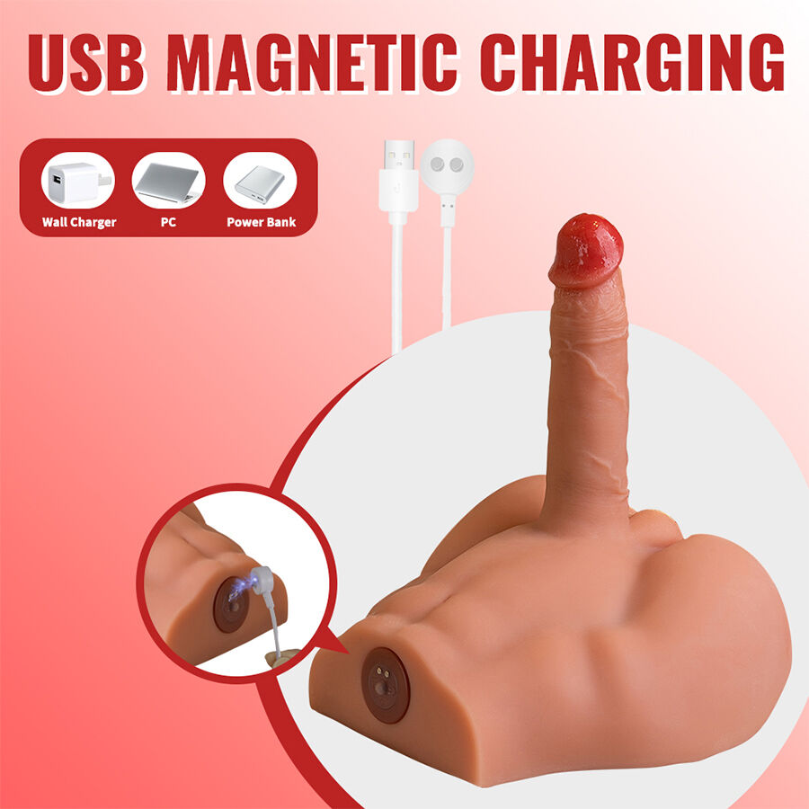 XISE - PEEL DILDO ASS DILDO REALISTA MASTURBADOR POSIÇÃO FRONTAL COM IMPULSO 17,5 CM
