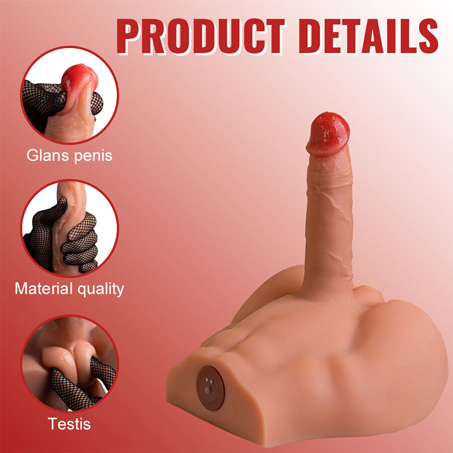 XISE - PEEL DILDO ASS DILDO REALISTA MASTURBADOR POSIÇÃO FRONTAL COM IMPULSO 17,5 CM