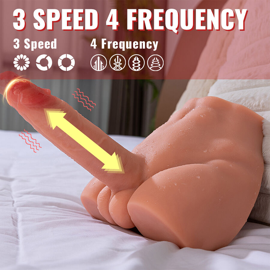 XISE - PEEL DILDO ASS DILDO REALISTA MASTURBADOR POSIÇÃO FRONTAL COM IMPULSO 17,5 CM