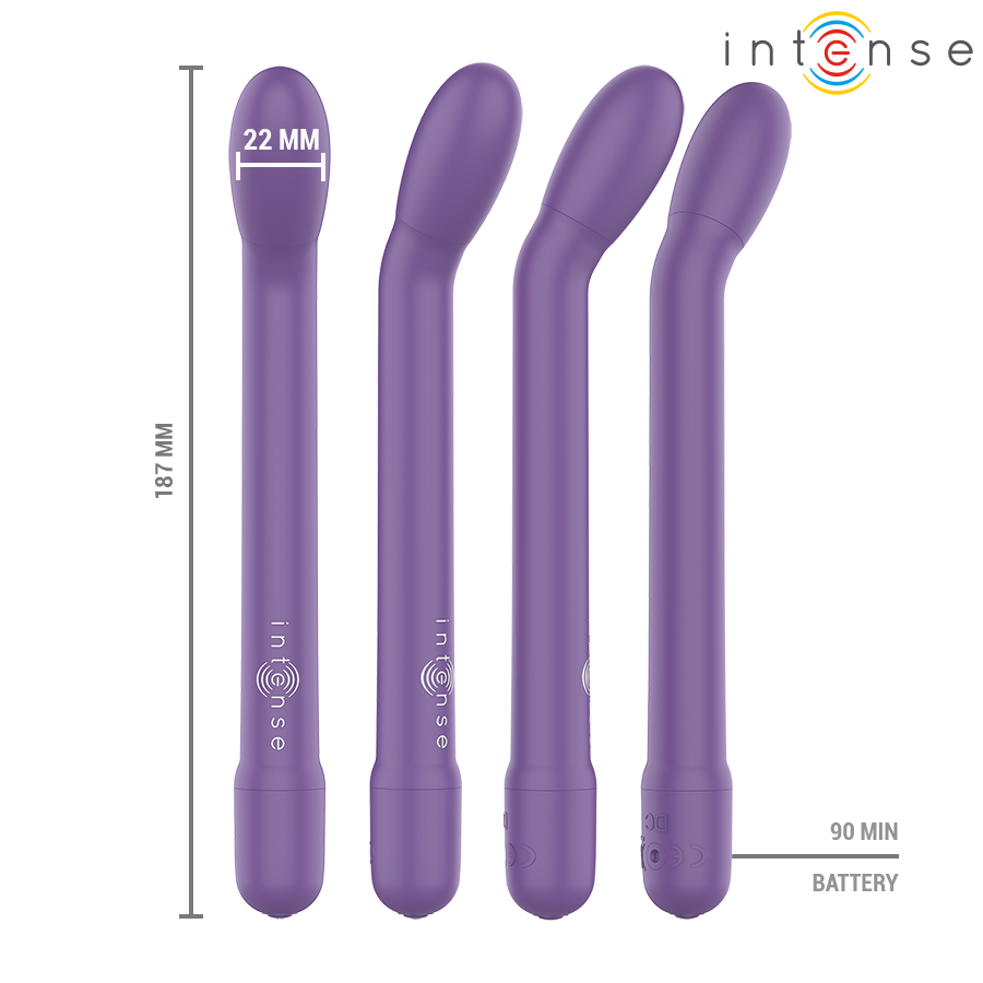 INTENSE - ESTIMULADOR DO PONTO G ROXO
