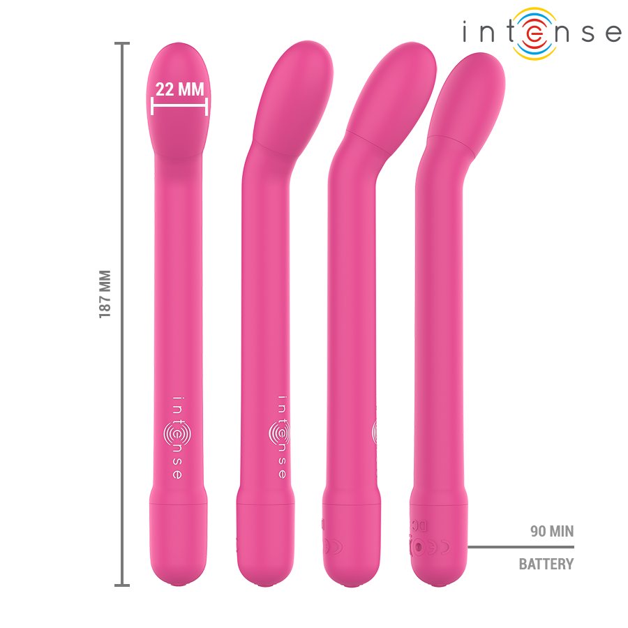 INTENSE - ESTIMULADOR DE PONTO G ROSA