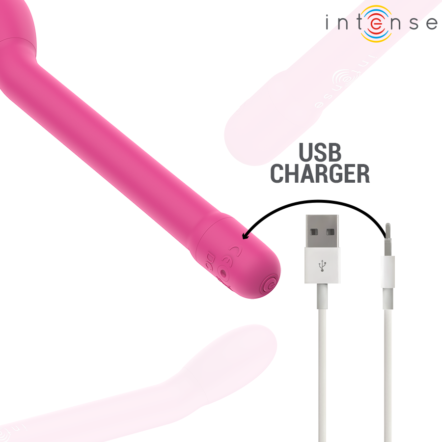 INTENSE - ESTIMULADOR DE PONTO G ROSA