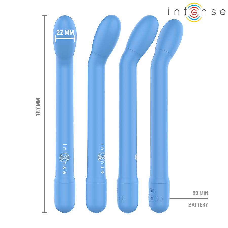 INTENSE - ESTIMULADOR DE PONTO G AZUL