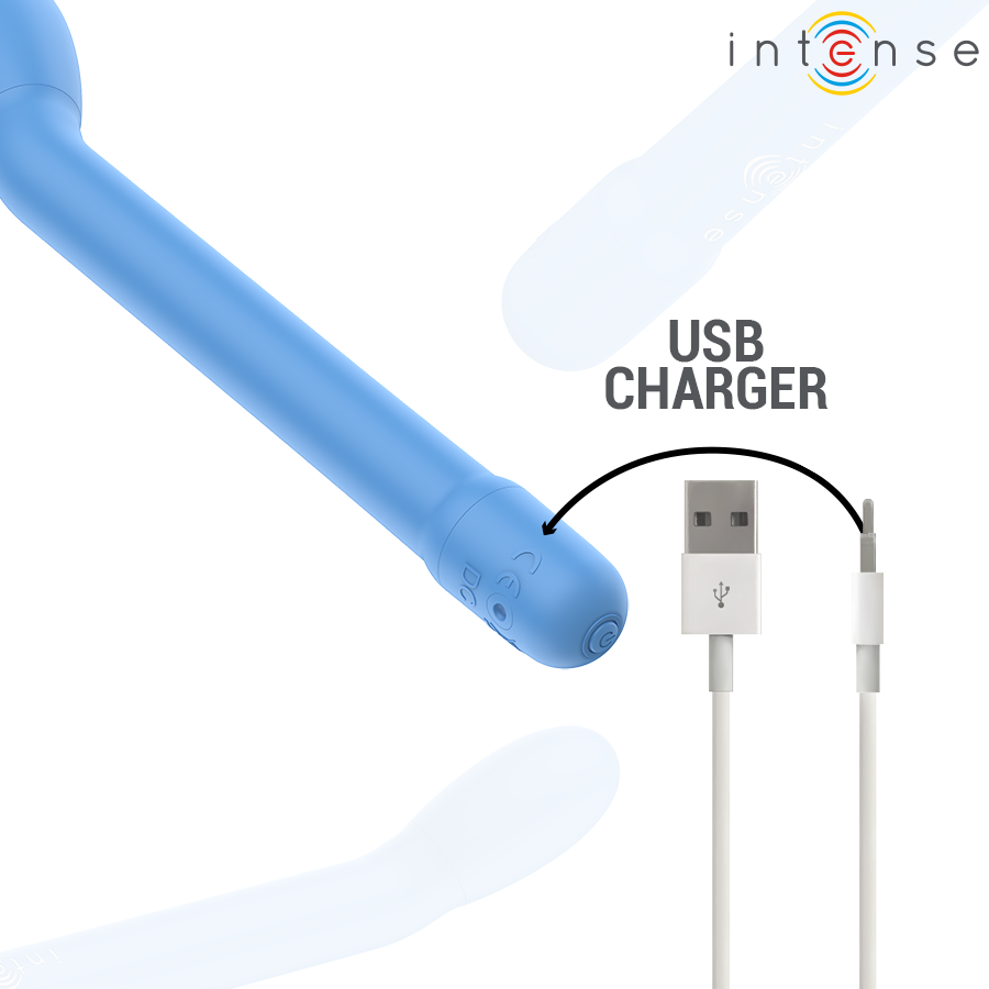 INTENSE - ESTIMULADOR DE PONTO G AZUL