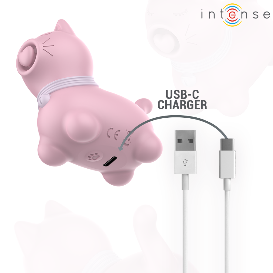 INTENSE - ESTIMULADOR DE CLITÓRIS PARA FILHOTES ROSA