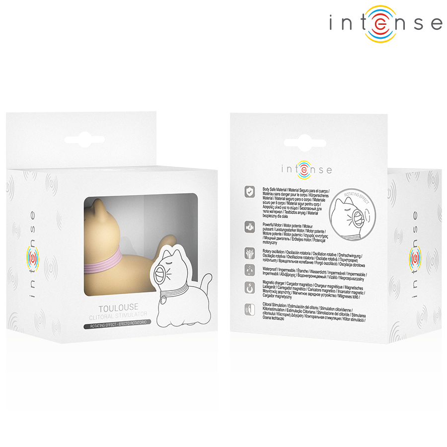 INTENSE - ESTIMULADOR DE CLITÓRIS PARA CACHORRO AMARELO