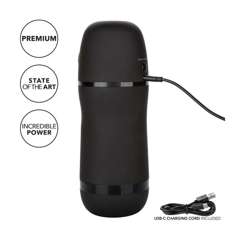 CALEXOTICS - MASTURBADOR OPTIMUM POWER COM VIBRAÇÃO E ONDAS ESTIMULANTES