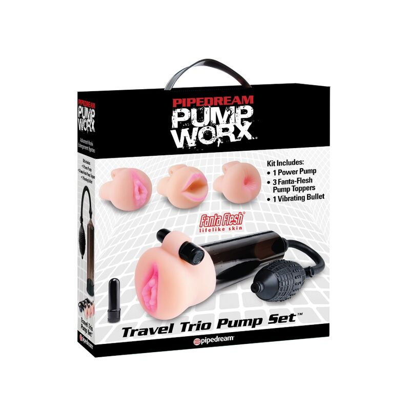 PUMP WORX - BOMBA DE ONDAS ESTIMULANTE COM MASTURBADOR