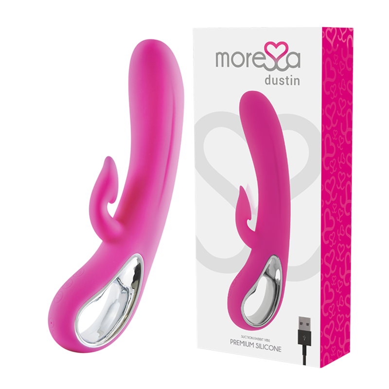 MORESSA - DUSTIN ONDAS ESTIMULANTES DO CLITÓRIS E VIBRAÇÃO PODEROSA SILICONE PREMIUM RECARREGÁVEL