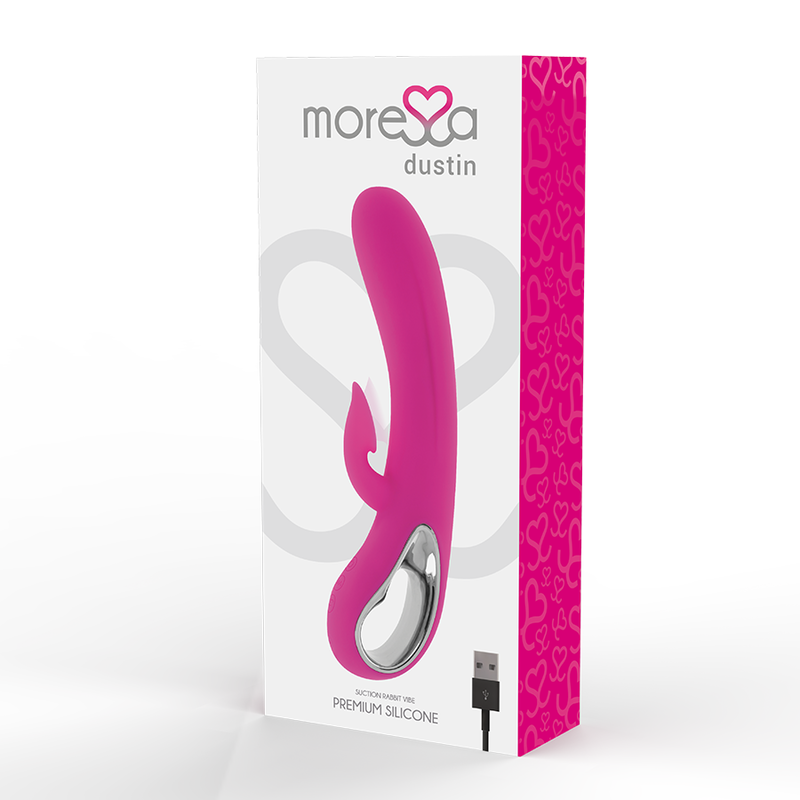 MORESSA - DUSTIN ONDAS ESTIMULANTES DO CLITÓRIS E VIBRAÇÃO PODEROSA SILICONE PREMIUM RECARREGÁVEL