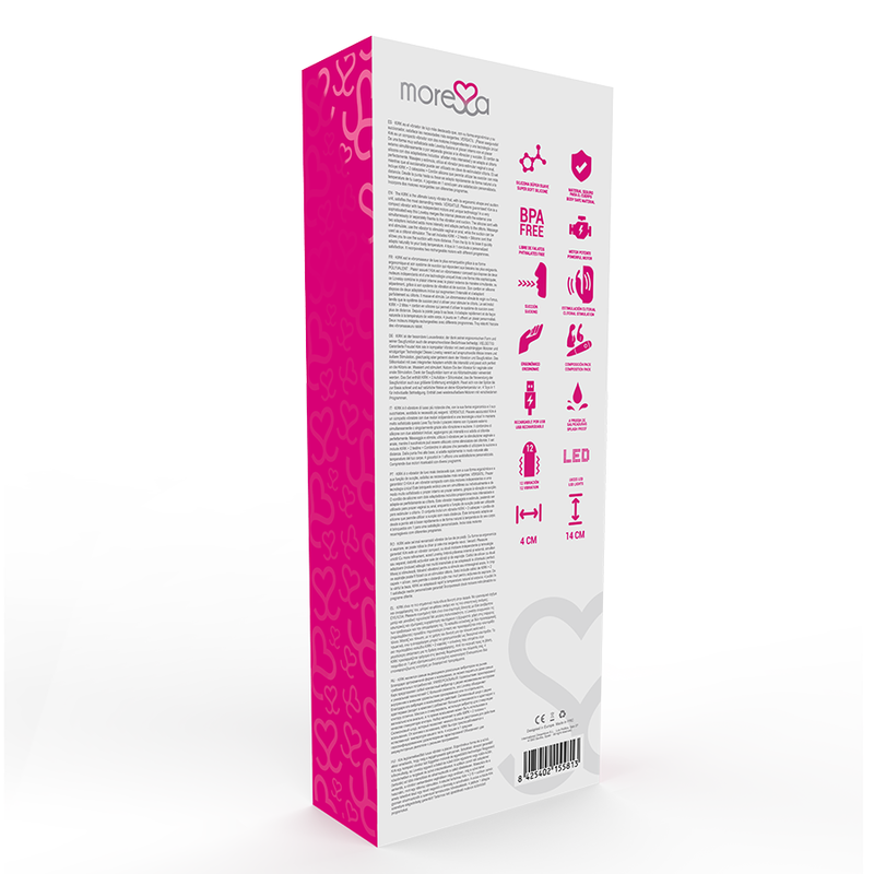 MORESSA - KIRK DUO ONDAS ESTIMULANTES + MASSAGEADOR MULTIFUNCIONAL DE SILICONE PREMIUM RECARREGÁVEL