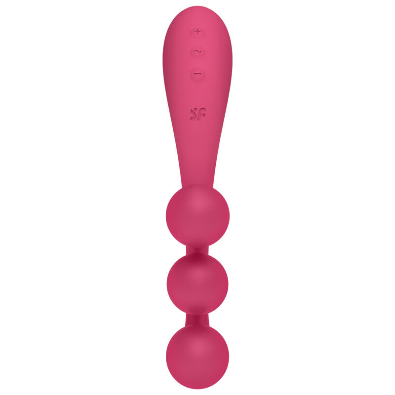 SATISFYER - MULTI VIBRADOR TRI BALL 1 VERMELHO