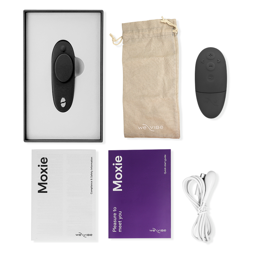WE-VIBE - VIBRADOR CLITÓRICO MOXIE + PRETO