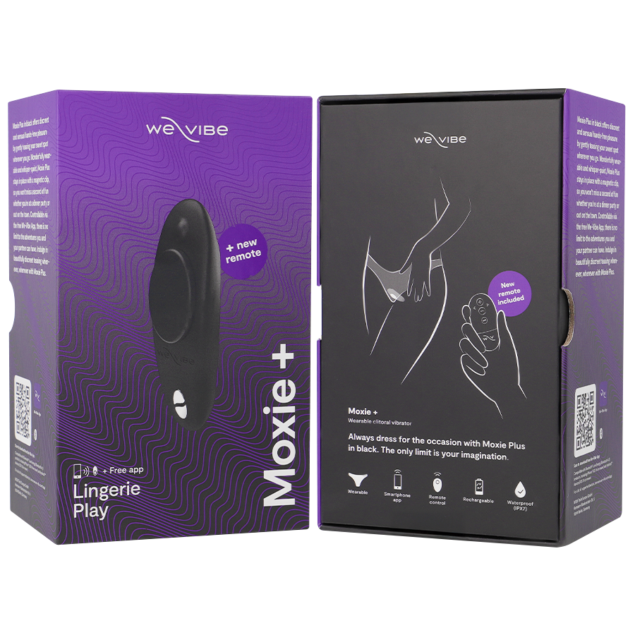 WE-VIBE - VIBRADOR CLITÓRICO MOXIE + PRETO