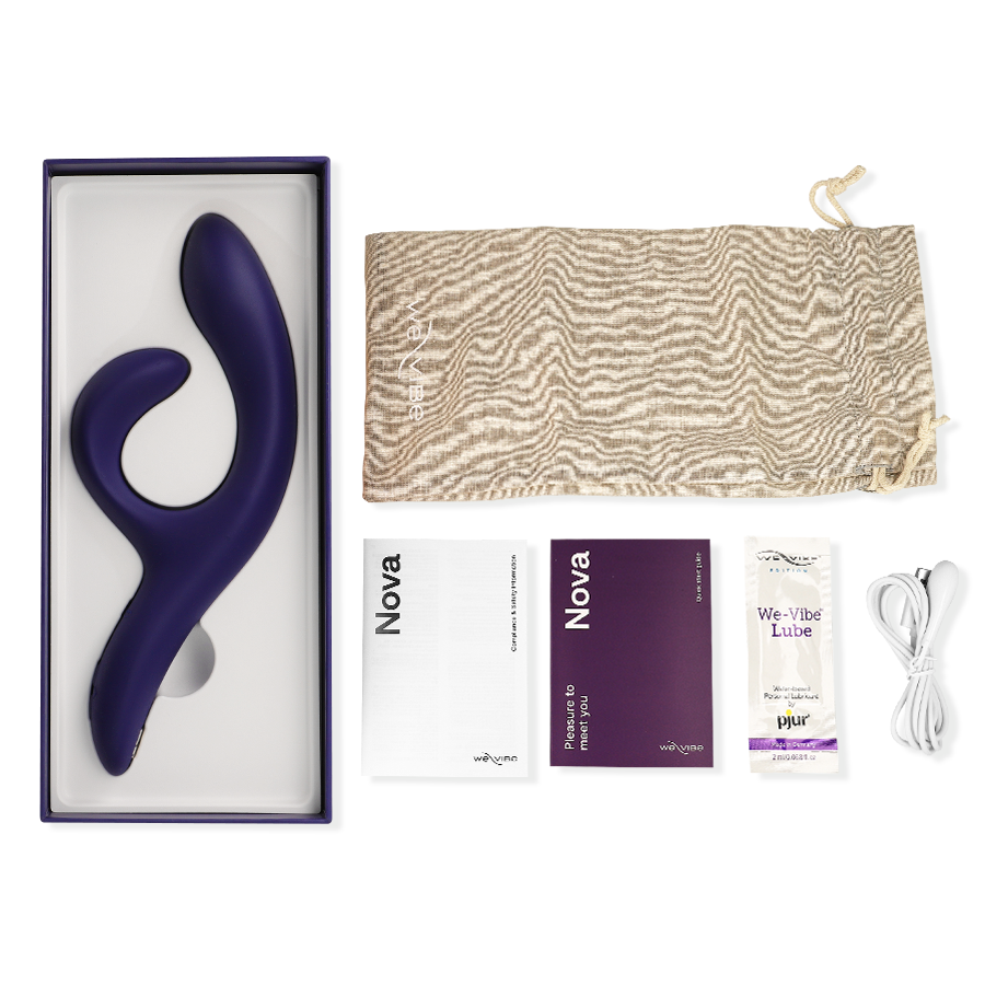 WE-VIBE - VIBRADOR NOVA 3 COELHO AZUL MEIA NOITE