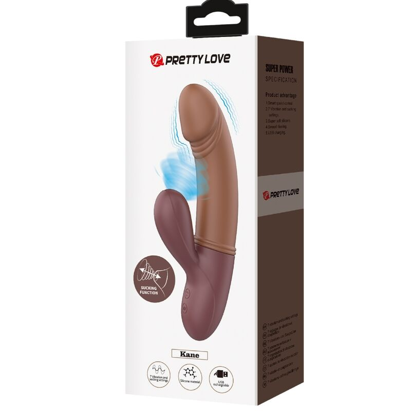 PRETTY LOVE - KANE VIBRADOR PONTO G E ONDAS ESTIMULANTES