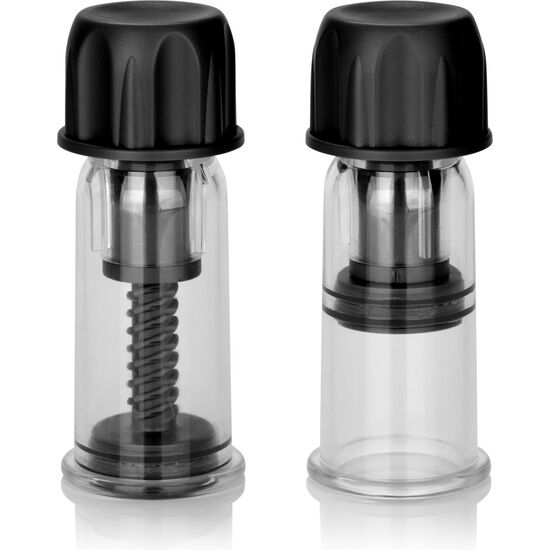 CALEXOTICS - VACCUM TWIST ONDAS ESTIMULANTES PARA MAMILOS PRETO